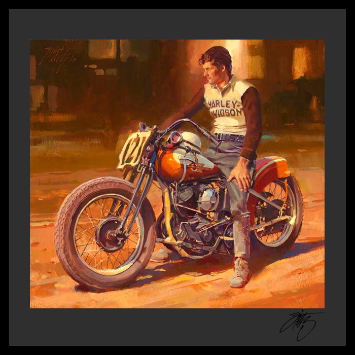 Harley discount davidson paintings